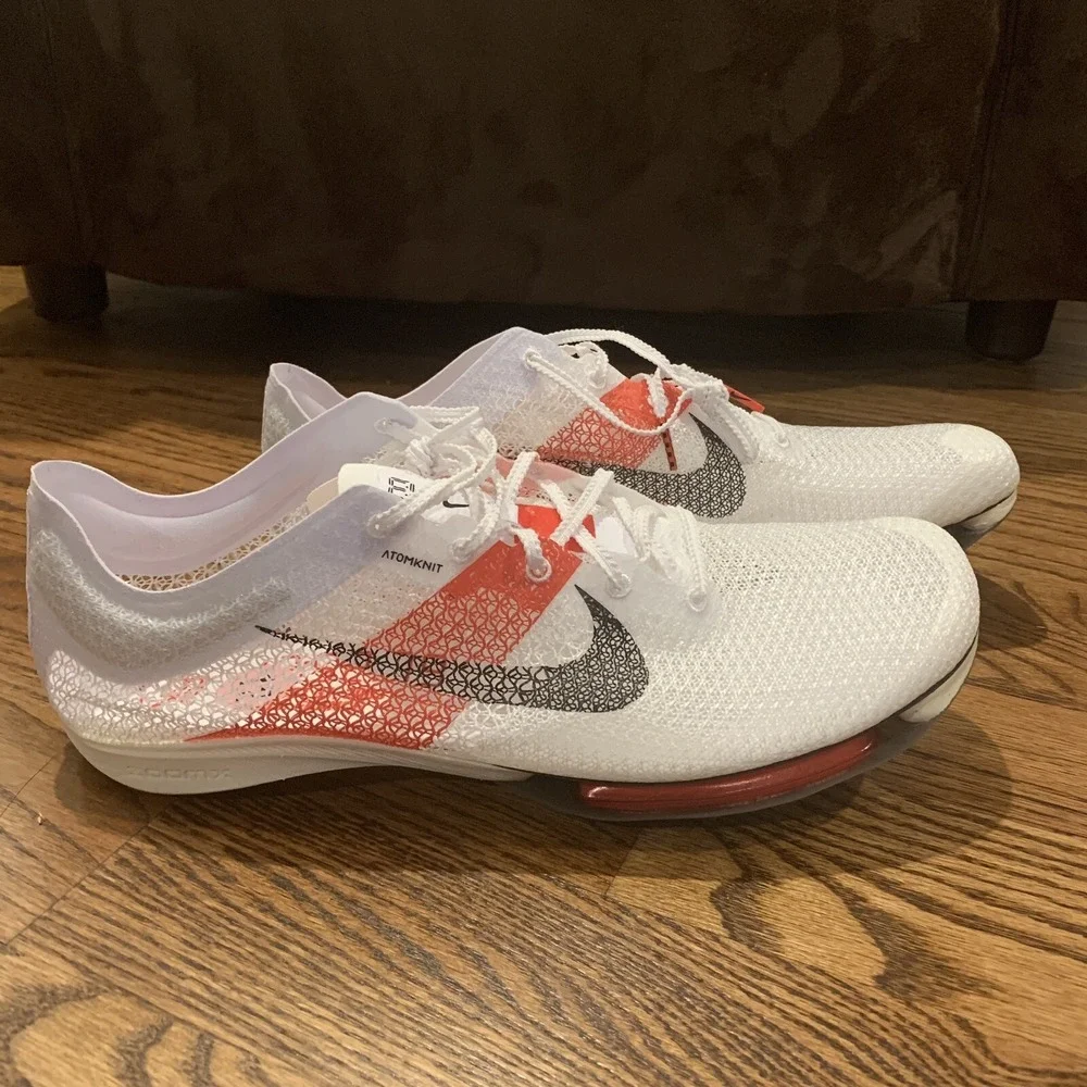 Nike Air Zoom Red White Victory EK Eliud Kipchoge Spikes Mens Size 12 FJ0668-100